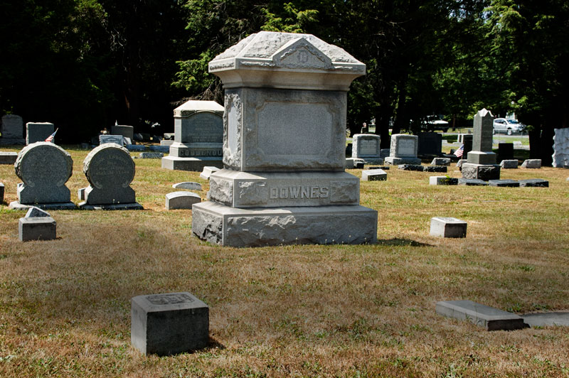 Frederick A. Downes Burial Site, Colestown Cemetery, Haddonfield, New Jersey
