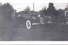 Ralph A and Hazel T Downes and their Automobile