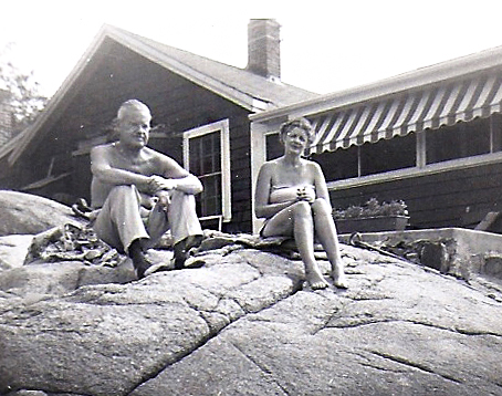 Ralph Anson and Hazel Torrance Downes at the Beach