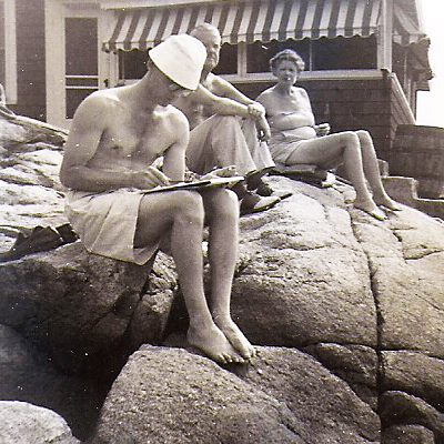 Ralph Torrance, Hazel Torrance and Ralph Anson Downes