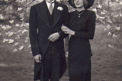 Ralph and Louise Downes on their Wedding Day