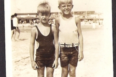 Ralph Torrance Downes (left) and a Friend